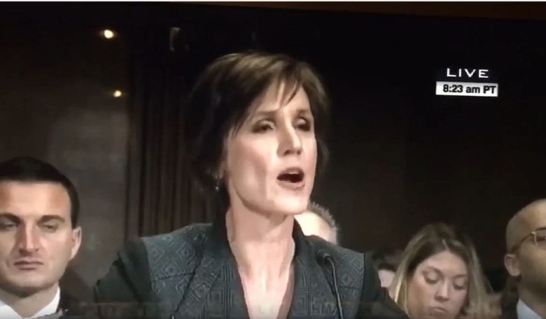 NOPE. That Video Of Jeff Sessions Questioning Sally Yates Doesn't Make the Point You Think It Makes