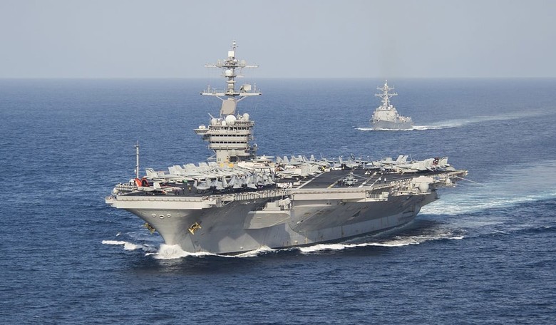 US Navy Carrier Battle Group Changes Course for Korean Waters