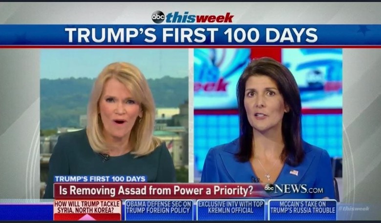 Martha Raddatz Suddenly Discovers There Is a Psychopath in Syria and Blames Nikki Haley (VIDEO)