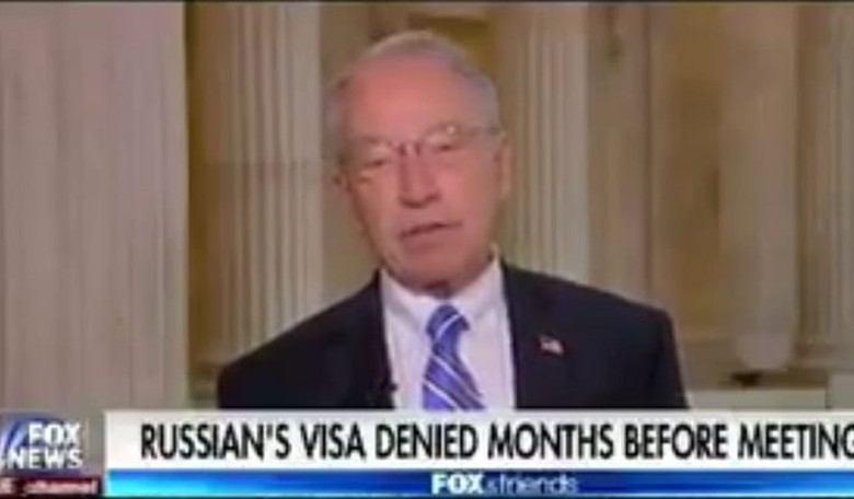 Senator Charles Grassley Has a Huge Question About Donald Trump Jr.'s Meet-Up With the Russian Lawyer [UPDATED] (VIDEO)