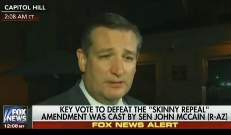 Ted Cruz Delivers the Verdict on the GOPs ObamaCare Repeal Failure (VIDEO)