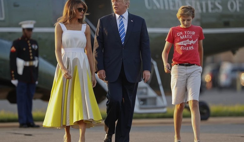 Horrible People on the Left Use 13 Year Old Barron to Attack the President
