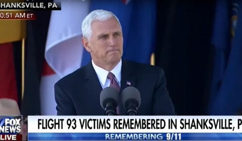 Mike Pence Gives Emotional Speech at Flight 93 Memorial