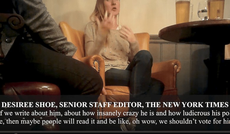NYT Editor Caught on Tape Admitting Attempting to Sway Voters Against Trump