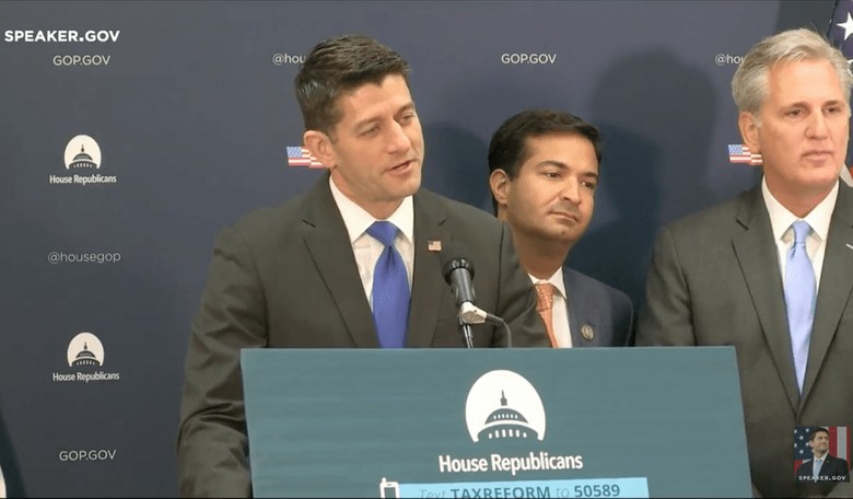 Watch: Paul Ryan Tells Reporters to Forget About Twitter Spats and Focus on Tax Reform