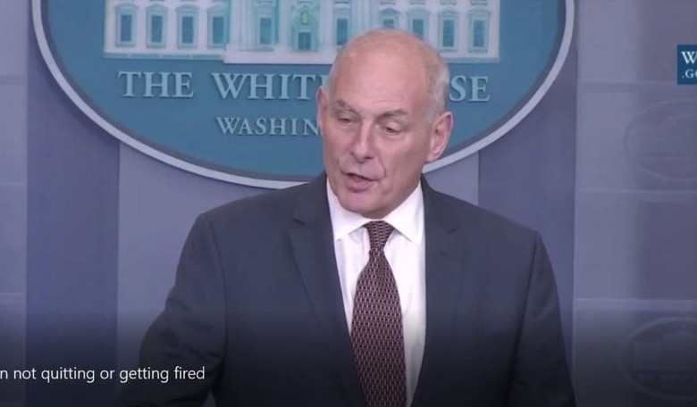 Apparently John Kelly Actually Believes in What He's Doing and That Makes Him a Bad Man