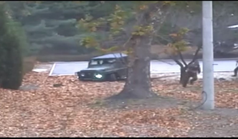 WATCH.  On Just-Released Video a North Korean Defector Makes It to Freedom in a Hail of Gunfire