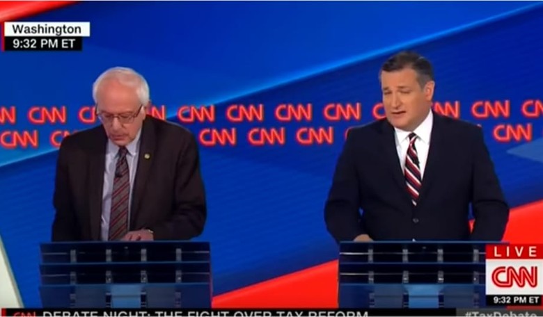 Ted Cruz Smokes Bernie Sanders and Maria Cantwell in the CNN Tax Debate