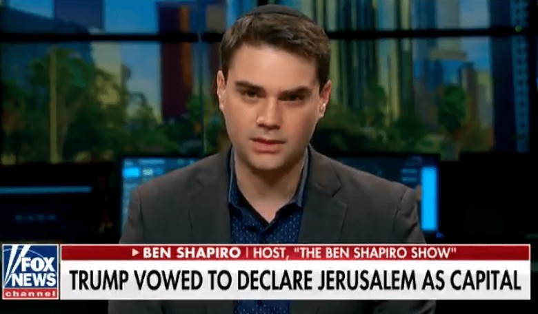 Watch: Ben Shapiro Explains Why Jerusalem Should Be Under Jewish Control, and Not Muslim