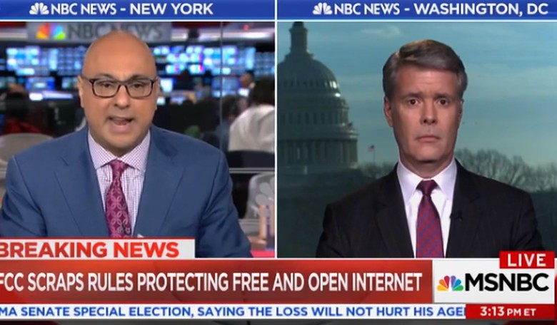 Watch: MSNBC Host Loses It as He Gets Schooled During Net Neutrality Debate with Former FCC Chairman