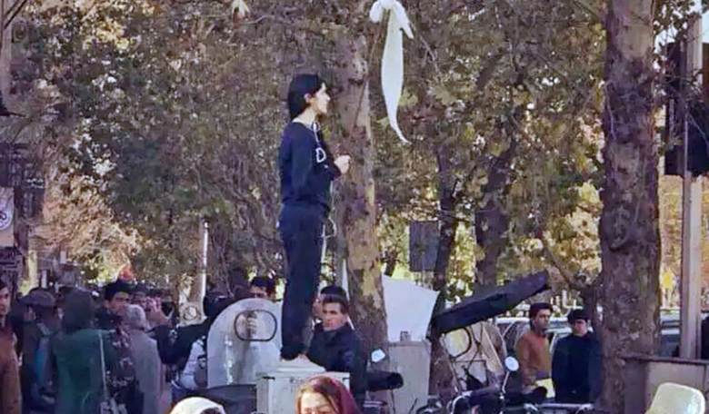 Iranian Woman Who Removed Hijab Arrested #WhereIsShe