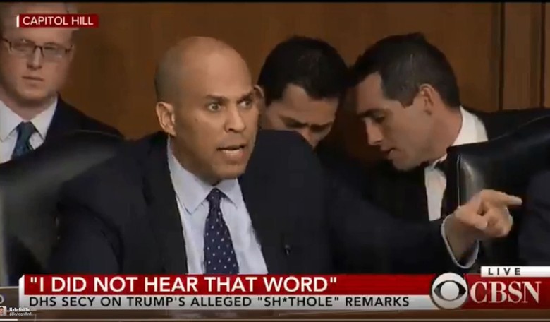 Cory Booker's Reaction to Sh**hole-Gate Makes Him a Lock for the Presidency