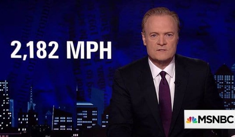 Lawrence O'Donnell Talks About 2,182 Miles Per Hour but Doesn't Know What He's Talking About