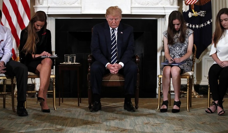 Heads Explode as President Trump Gives His Idea on Preventing School Shootings