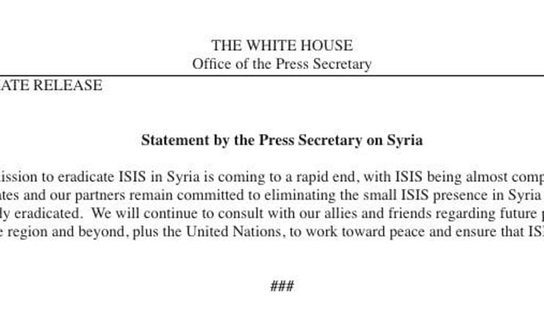 Breaking: America Still Doesn't Have a Strategy in Syria