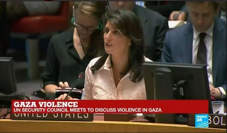 BREAKING. Nikki Haley Walks Out on Palestinian UN Representative