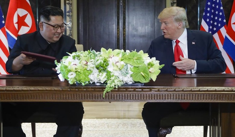 BREAKING: Trump, Kim Jong-Un Sign Document Committing to 'Denuclearization' of Peninsula