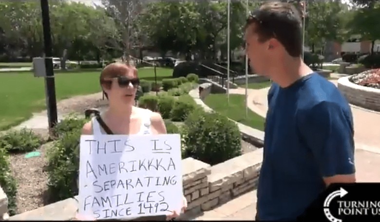 Protesters Against Trump Immigration Policies Say Everyone Welcome in US, Including ISIS and MS-13