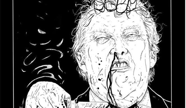 Artwork in Window of Portland, OR Gallery Eerily Reminiscent of Kathy Griffin's Severed Trump Head Stunt