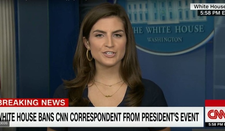 White House Bans CNN Reporter From Press Gatherings