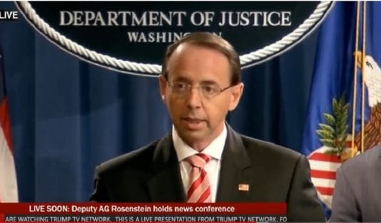 Rod Rosenstein Has Strong Words for Comey, the Press, and the Obama Administration Regarding Mueller Investigation