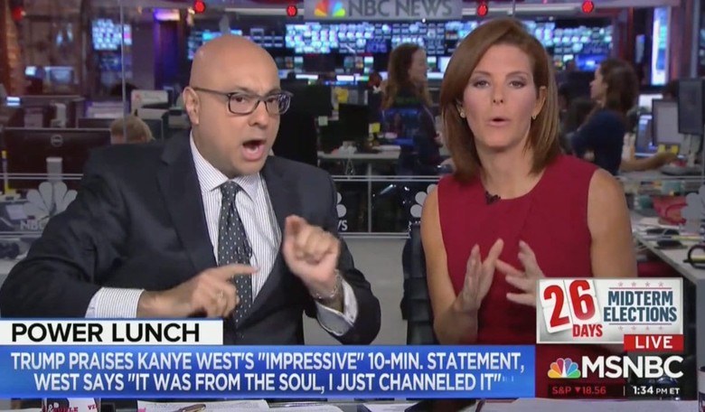 MSNBC's Not Content to Let CNN Have the Hottest Takes on Kanye in the WH