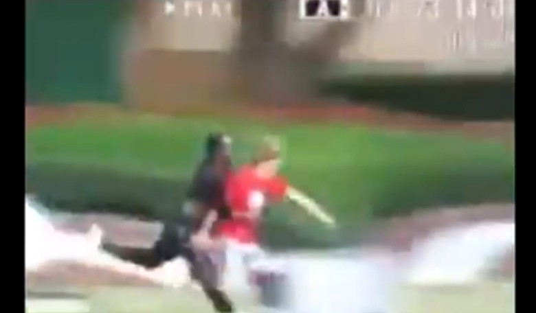 WATCH: Trump Supporting Kid Chased Down the Street by the Very Definition of the Word "Mob"