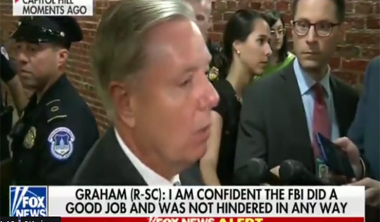 Lindsey Graham SCHOOLS Leftist Protester Who Confronts Him Over Kavanaugh Vote