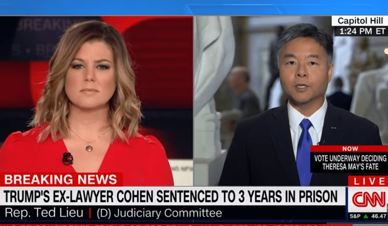 California Democrat Ted Lieu "Would Love to Be Able to Regulate Speech," Complains About First Amendment