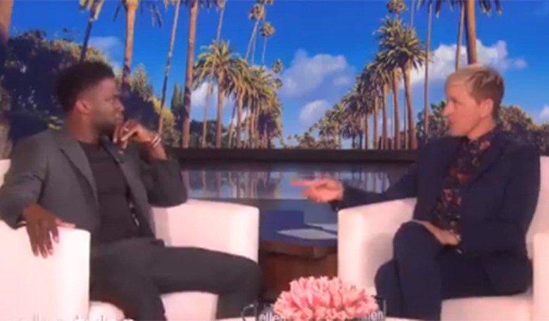 Permanently Offended Leftist Blue-Checks Turn On Ellen DeGeneres for Her Defense of Kevin Hart