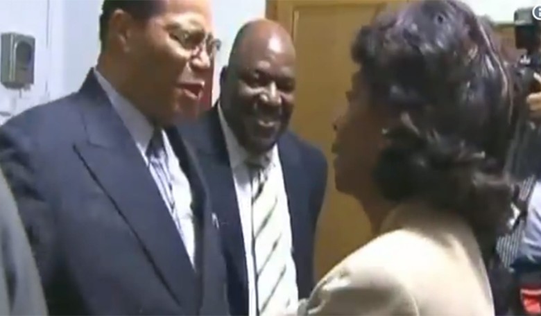 Maxine Waters Embraces Rabid Anti-Semite Louis Farrakhan, and Surely Democrats Will Condemn It Any Minute Now
