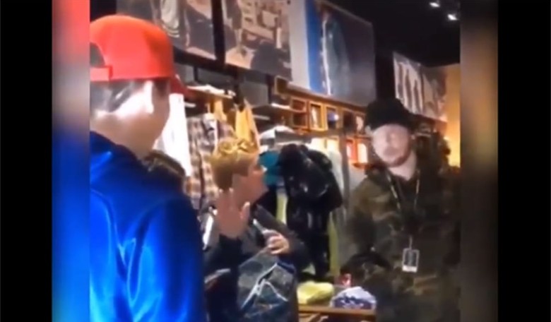 WATCH: A Vans Employee's Hate for a Kid in a MAGA Hat Is No Match for a Mother's Anger