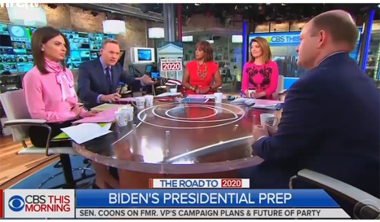 WATCH: CBS Worried Joe Biden Is Too Moderate to be Democrat's 2020 Pick