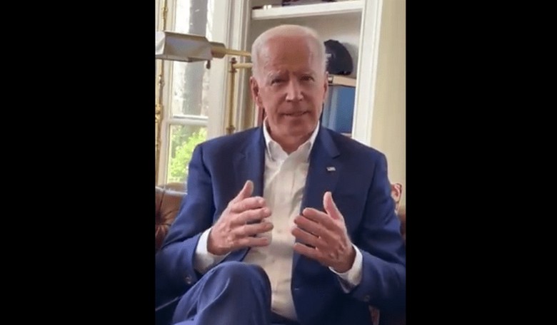 VIDEO: Biden Tweets Video Responding #MeToo Allegations, Looks Even Creepier