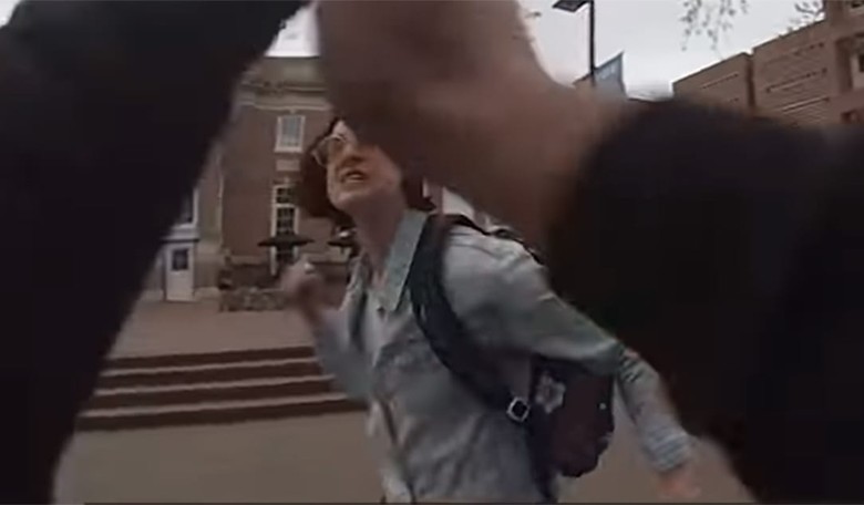 WATCH: Pro-Abortion Advocate Violently Attacks Pro-Life Student Without Warning