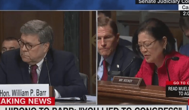 Mazie Hirono Accuses Barr of Lying to Congress, Makes Otherwise Stupid Remarks