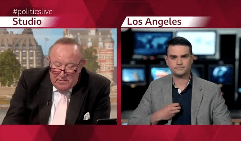 [WATCH] A Disgusted Ben Shapiro Abruptly Cuts BBC Interview Short, Refuses to Continue