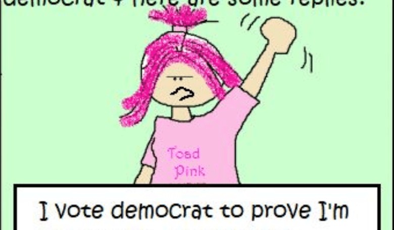Cartoon: Why I Vote Democrat