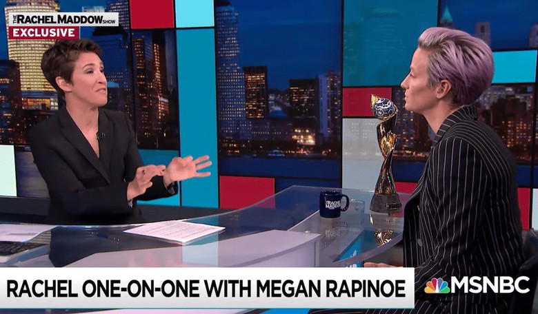 Maddow to Rapinoe: Will You Run For President?