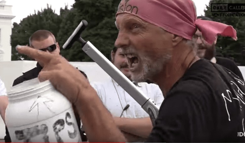 Protester at Steven Crowder's DC "Change My Mind" Event Goes Ballistic and Things Get Physical