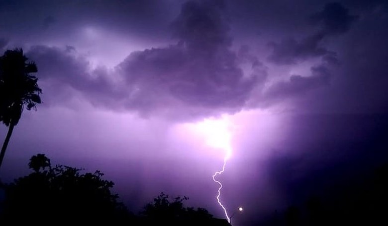 SHOCKING: Reporter Narrowly Avoids Being Struck By Lightening On Live TV