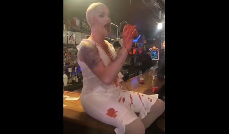 Sick: Drag Queen Mimics Brutal Abortion and Dismembering of a Baby In New York Bar