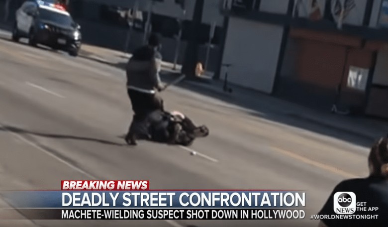 Machete-Wielding Carjacker Killed by LAPD, but Only After Officers First Try "Less Lethal" Force