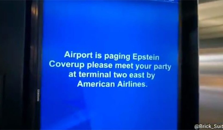 The Epstein Meme Has Now Found Its Way Off the Internet and Into the Real World