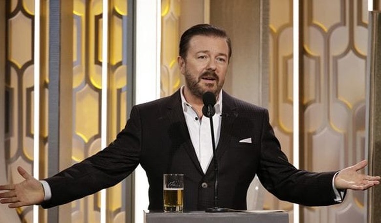 What Jokes Would Ricky Gervais Make as Host of the Oscars? He Lets Them Fly on Twitter