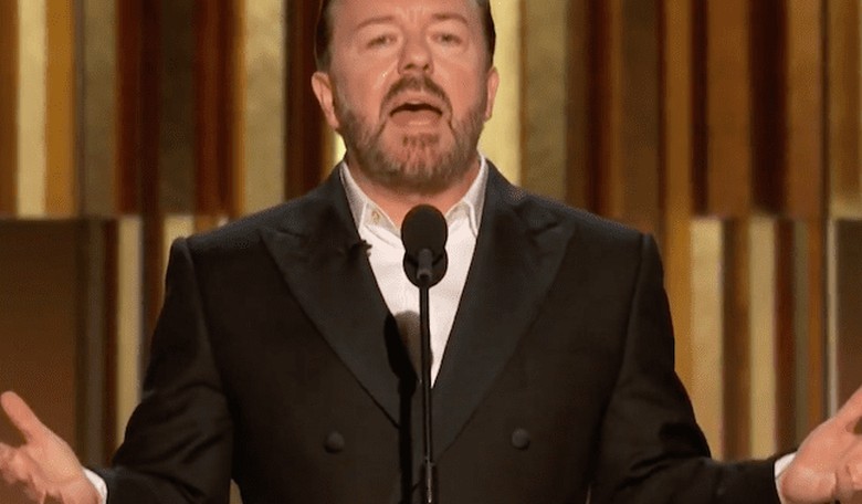 Ricky Gervais' Golden Globe Monologue Shredded Every Hollywood Sacred Cow and It Was Glorious