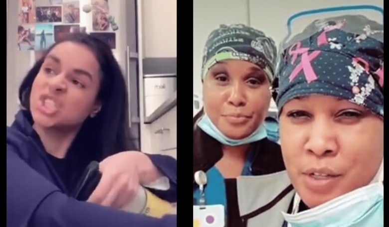 Nurse-Turned-Schoolmarm Blasts Americans in Reopening States, But a Giggle-Worthy One-Min TikTok Leaves Them Laughing