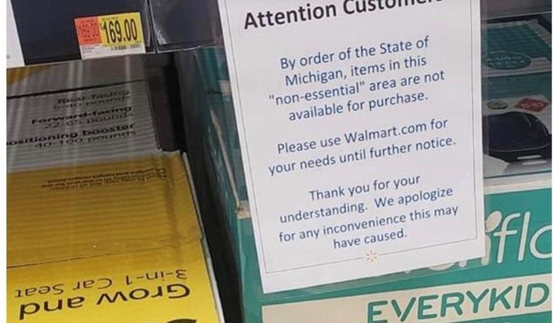 Wal-Mart's MI Lobbyist Retaliated Against Woman Who Posted Pic of Store Refusing to Sell Car Seats