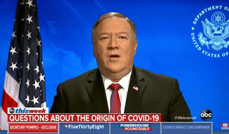 Pompeo: "There's Enormous Evidence" That Coronavirus Originated in Wuhan Lab