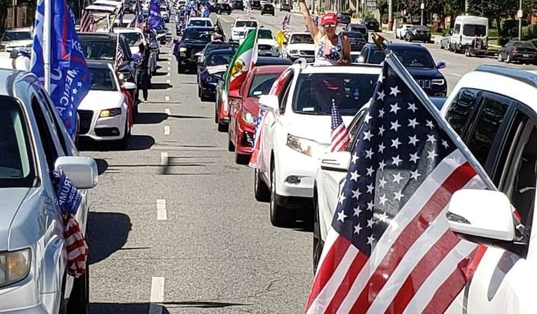 BREAKING: Pro-Trump Rallygoers in Los Angeles Shot At; Suspect Barricaded